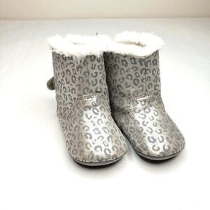 Infant Silver Boots - Stride Rite 6 - 12 months